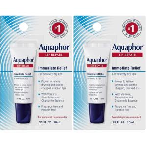 imageAquaphor Lip Repair Ointment  Longlasting Moisture to Soothe Dry Chapped Lips  35 fl oz Tube035 Fl Oz Pack of 2